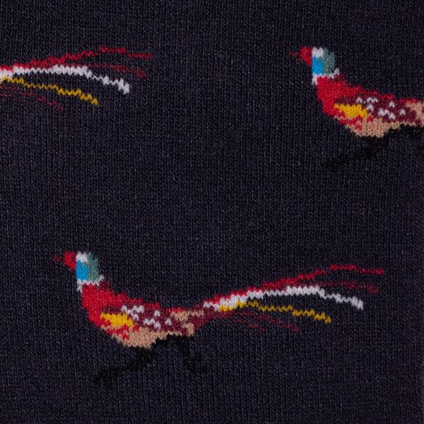 Swole Panda Pheasant Bamboo Socks (Comfort Cuff)