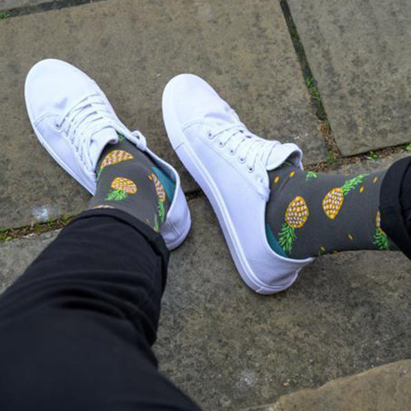 Swole Panda Pineapple Bamboo Socks