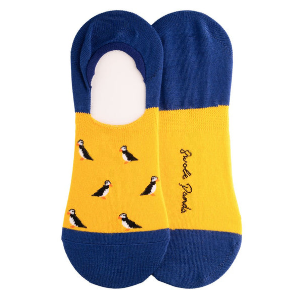 swole panda Puffin "No-Show" Bamboo Socks