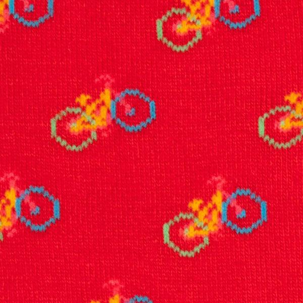 Swole Panda Red Bicycle Bamboo Socks