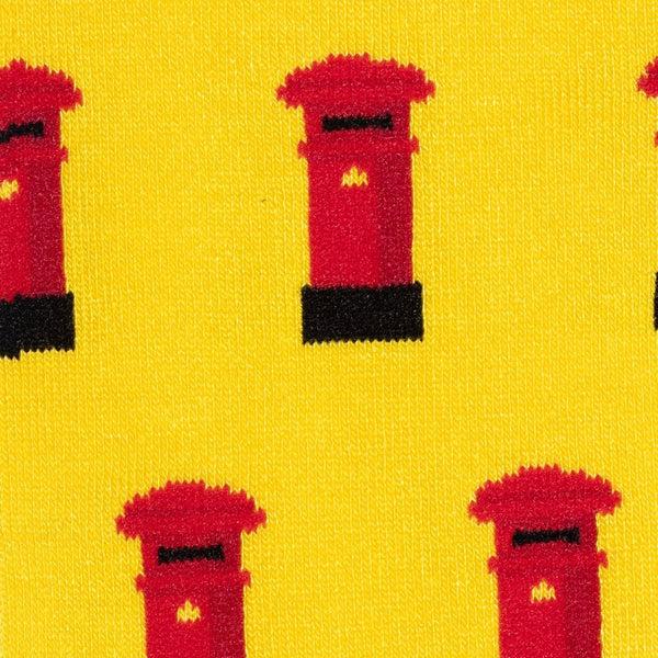 Swole Panda Red Post Box Bamboo Socks