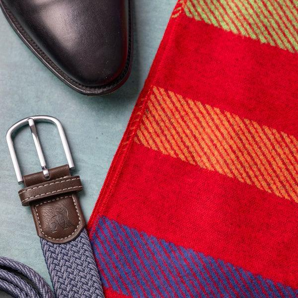 Swole Panda Red Stripe Bamboo Scarf