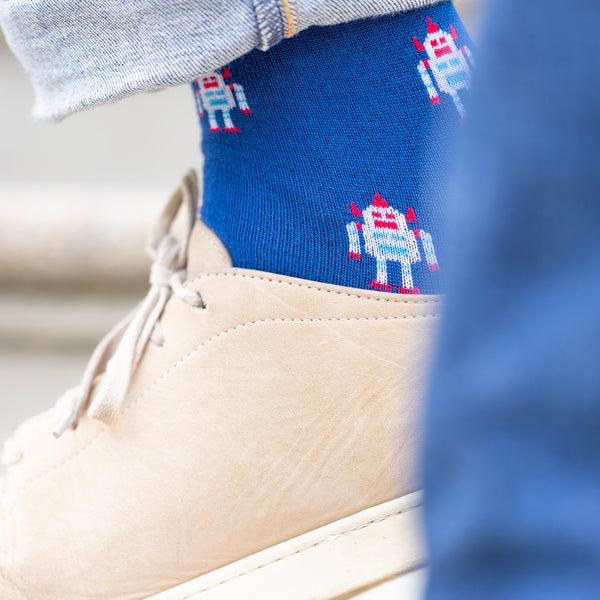 Swole Panda Robot Bamboo Socks