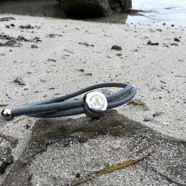 Swole Panda Rope Bracelet - Grey