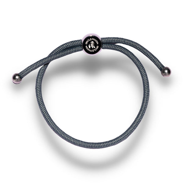 swole panda Rope Bracelet - Grey