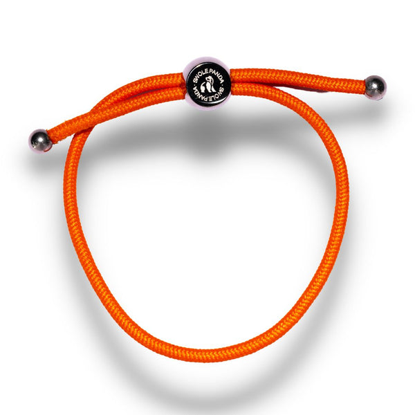swole panda Rope Bracelet - Tangerine Orange
