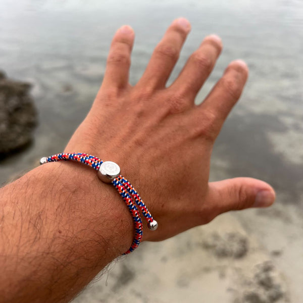 Swole Panda Rope Bracelet - Varicoloured Zigzag