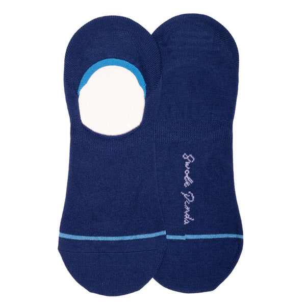 swole panda Royal Blue "No-Show" Bamboo Socks