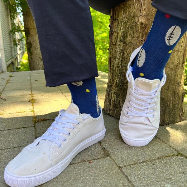 Swole Panda Rugby Ball Bamboo Socks