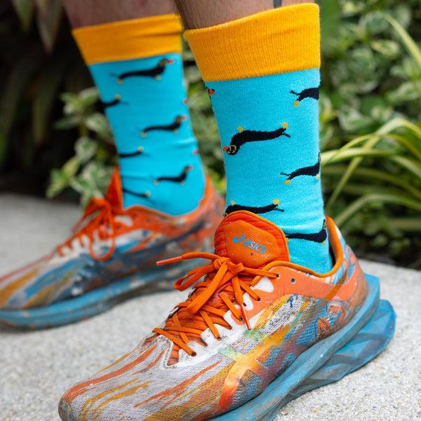 Swole Panda Sausage Dog Bamboo Socks