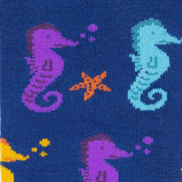 Swole Panda Seahorse Bamboo Socks