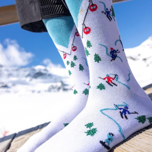 Swole Panda Ski Slope Bamboo Socks