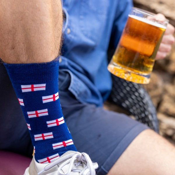 Swole Panda St. Georges Flag Bamboo Socks