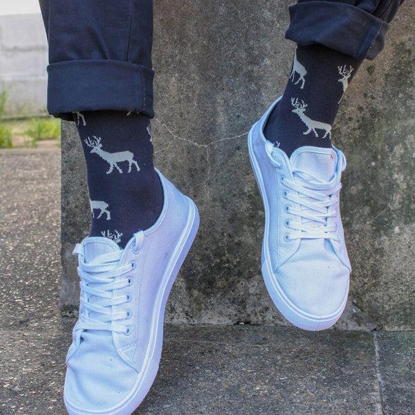 Swole Panda Stag Bamboo Socks