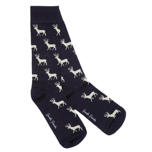 swole panda Stag Bamboo Socks (Comfort Cuff)
