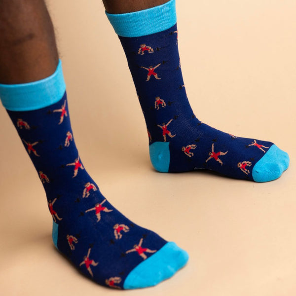 Swole Panda Weight Lifter Bamboo Socks