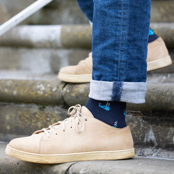 Swole Panda Whale Bamboo Socks