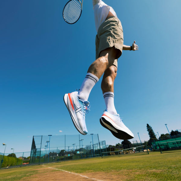 Swole Panda White Performance Grip Socks