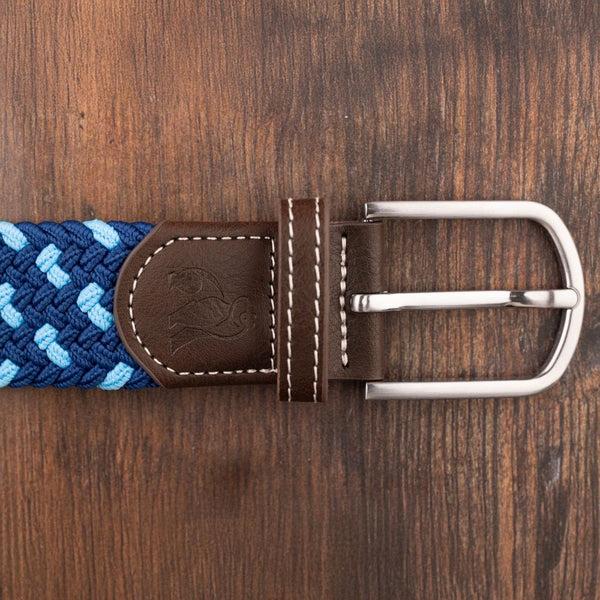 Swole Panda Woven Belt - Blue Spot