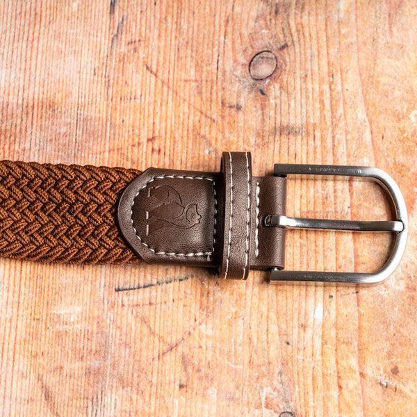 Swole Panda Woven Belt - Brown
