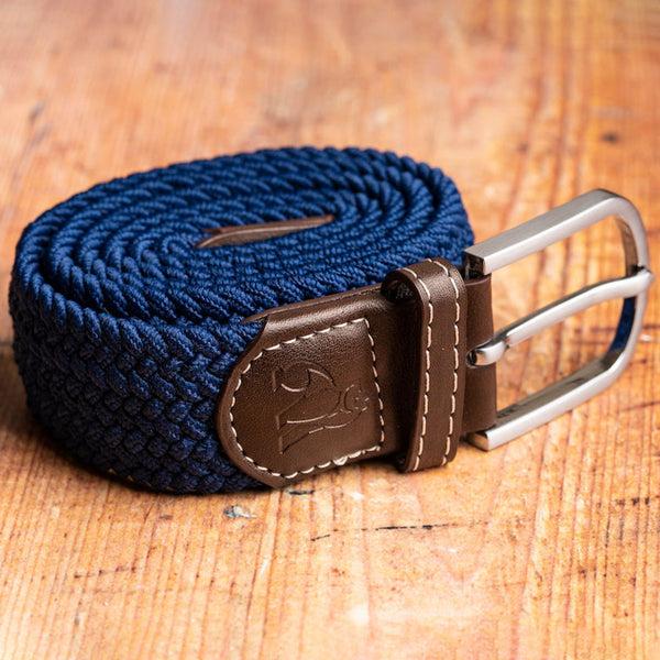 Swole Panda Woven Belt - Dark Blue