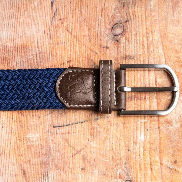Swole Panda Woven Belt - Dark Blue