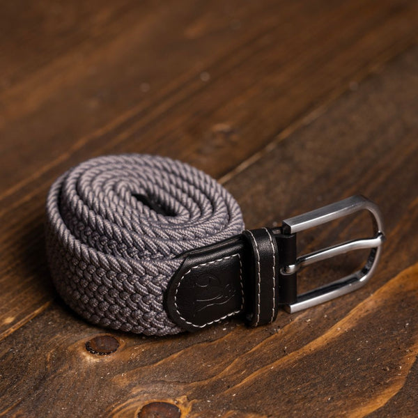Swole Panda Woven Belt - Grey