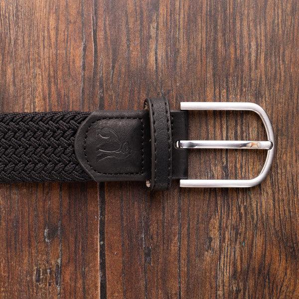 Swole Panda Woven Belt - Jet Black