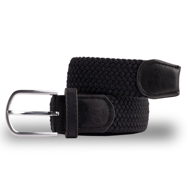 swole panda Woven Belt - Jet Black