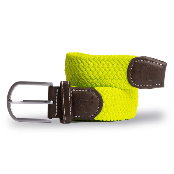 swole panda Woven Belt - Lime Green