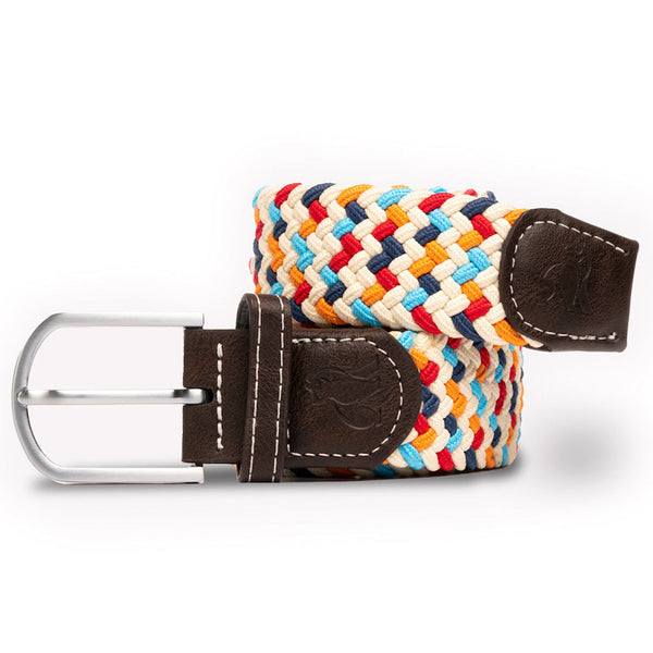 swole panda Woven Belt - Multicolour Zigzag