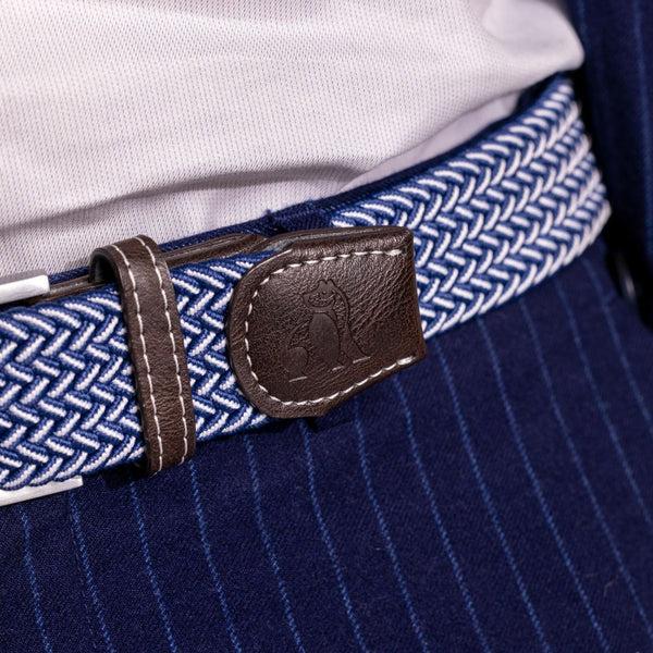 Swole Panda Woven Belt - Navy Fine Weave