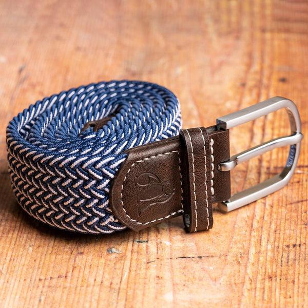 Swole Panda Woven Belt - Navy Fine Weave