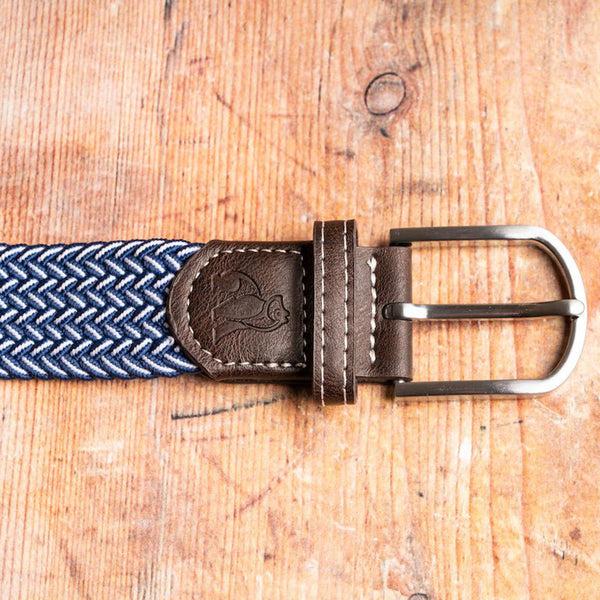 Swole Panda Woven Belt - Navy Fine Weave