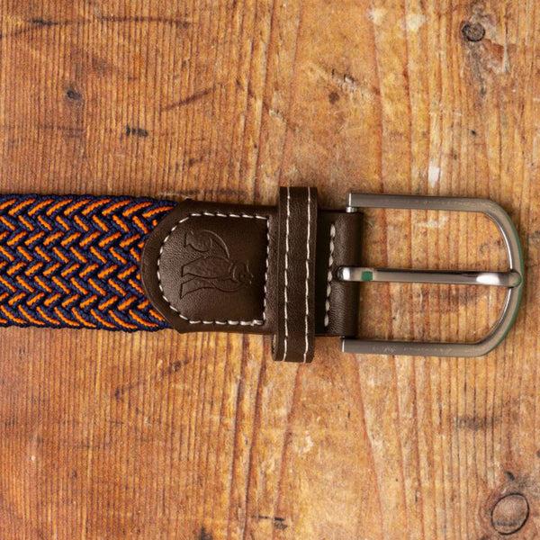 Swole Panda Woven Belt - Orange Fine Weave