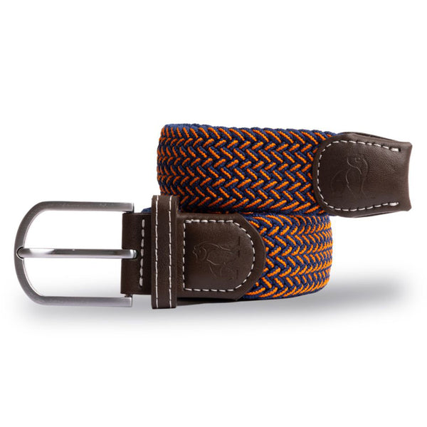 swole panda Woven Belt - Orange Fine Weave