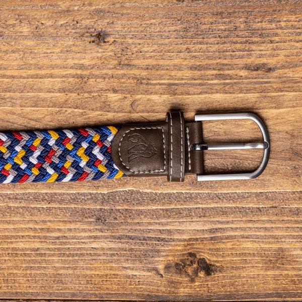 Swole Panda Woven Belt - Rainbow Zigzag