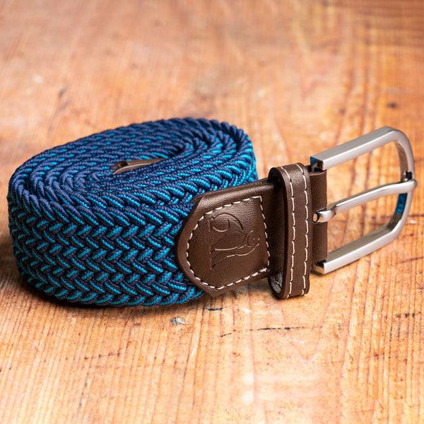 Swole Panda Woven Belt - Royal Blue Fine Weave