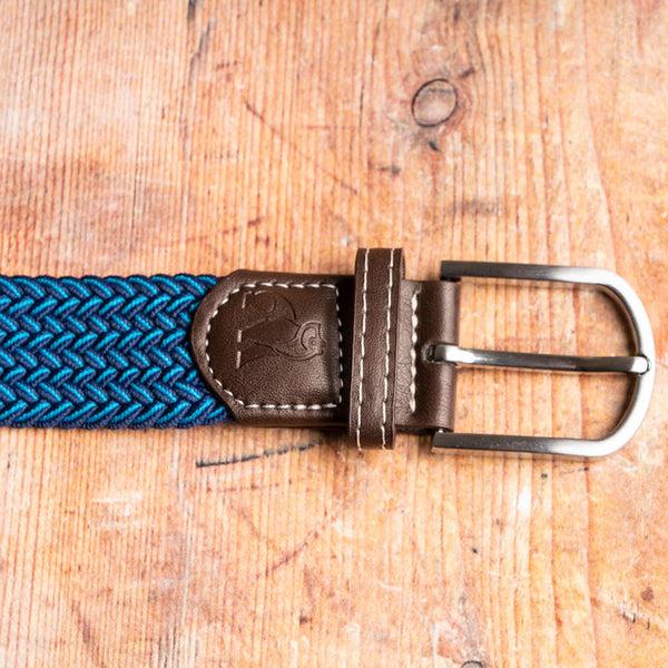 Swole Panda Woven Belt - Royal Blue Fine Weave