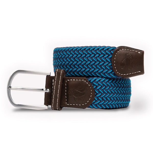 swole panda Woven Belt - Royal Blue Fine Weave