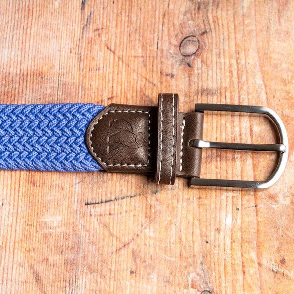Swole Panda Woven Belt - Sky Blue