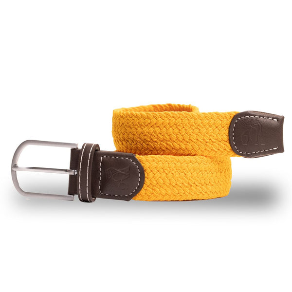 swole panda Woven Belt - Yellow