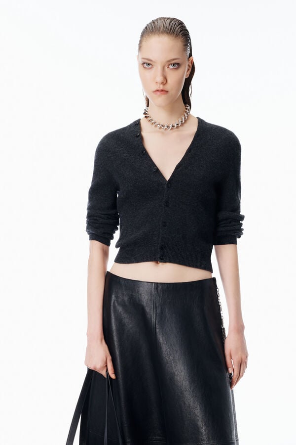 t alexander wang Cardigan in Wool with Continuous Placket