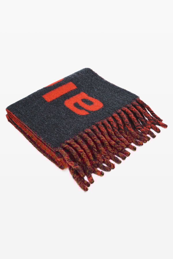 t alexander wang Jacquard Logo Scarf in Alpaca-Wool Blend