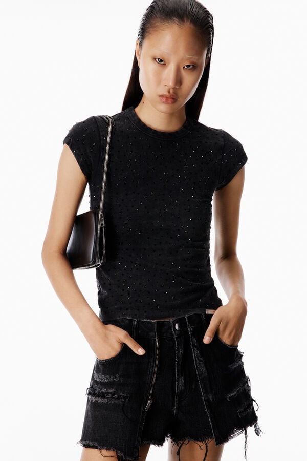 t alexander wang All Over Crystal Baby Tee