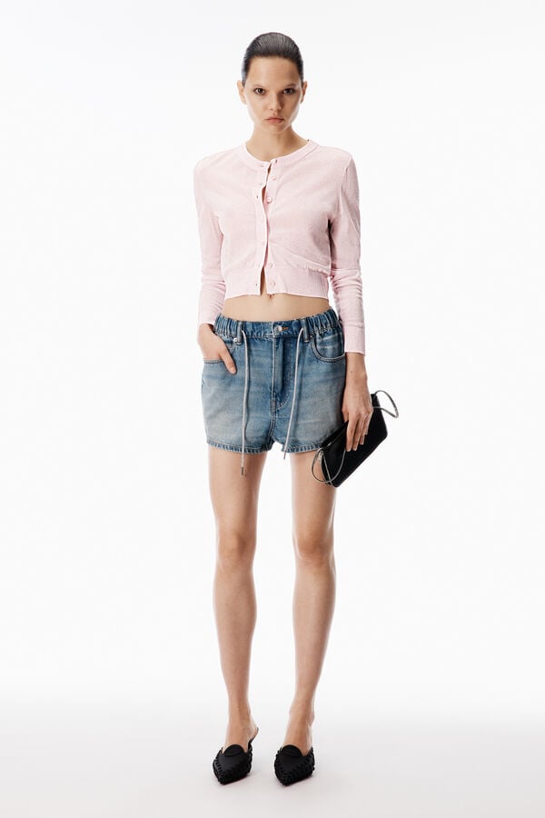 t alexander wang Crystal Drawcord Short