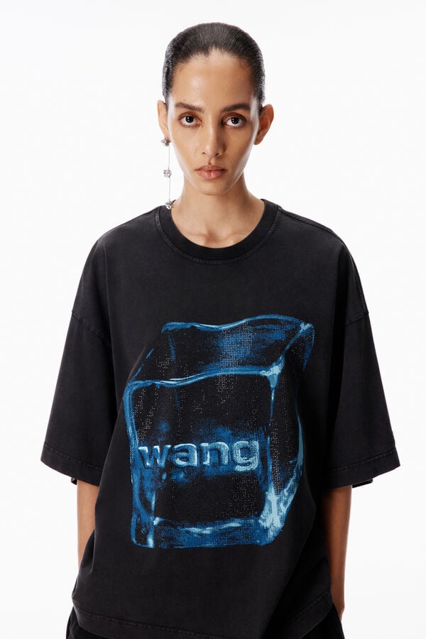 t alexander wang Crystal Graphic Tee