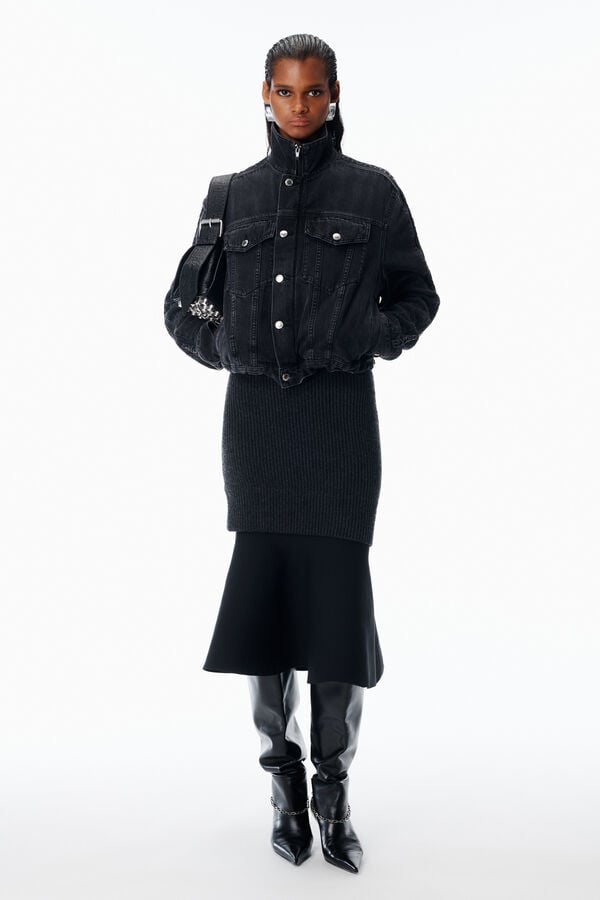 t alexander wang Denim Track Jacket