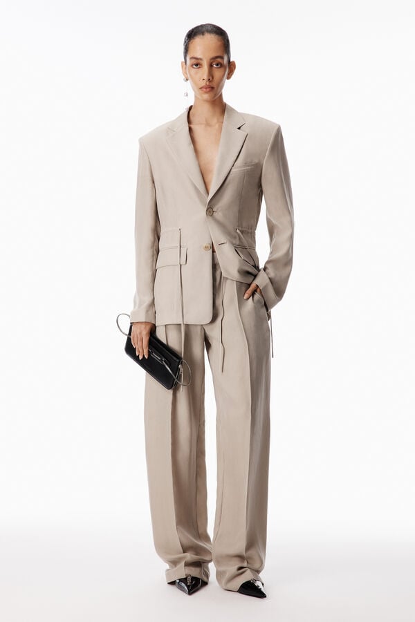 t alexander wang Drawcord Mid-Rise Tailored Pant