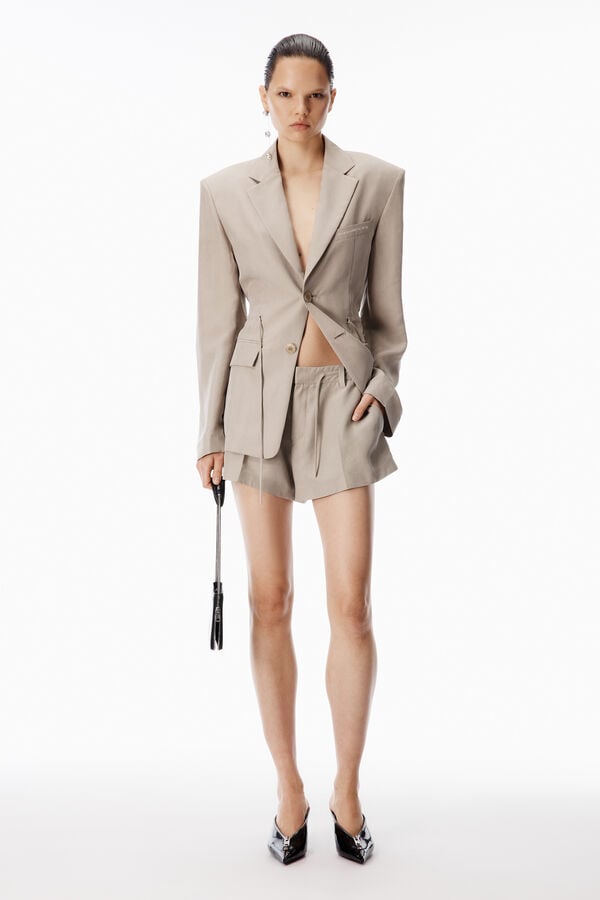 t alexander wang Drawcord Mid-Rise Tailored Short